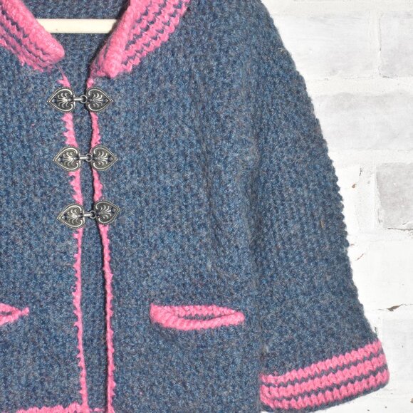 Vintage Handmade Stunning Wool Toddler Sweater Size 3T-4T - Picture 2 of 3